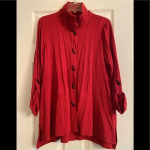 NWOT Ali Miles Red Top